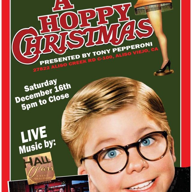 Annual Hall Pass Christmas Party at Tony’s December 16th @tonypepperonioc #getmyhallpass @getmyhallpass @wilfaxmusic