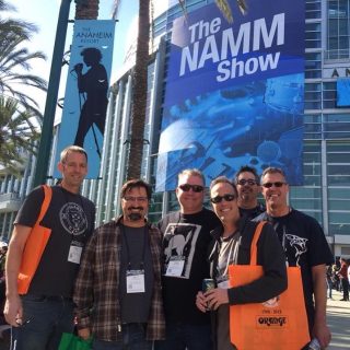 Hall Pass with friends at the NAMM show in Anaheim. #nammshow #getmyhallpass